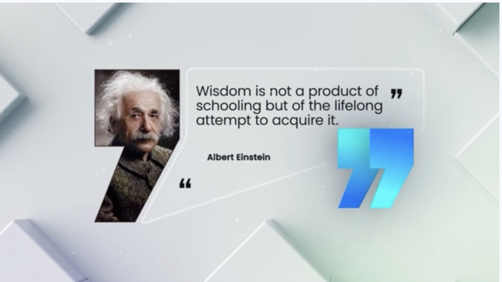 Einstein on Wisdom: It’s Not About School, It’s About the Journey