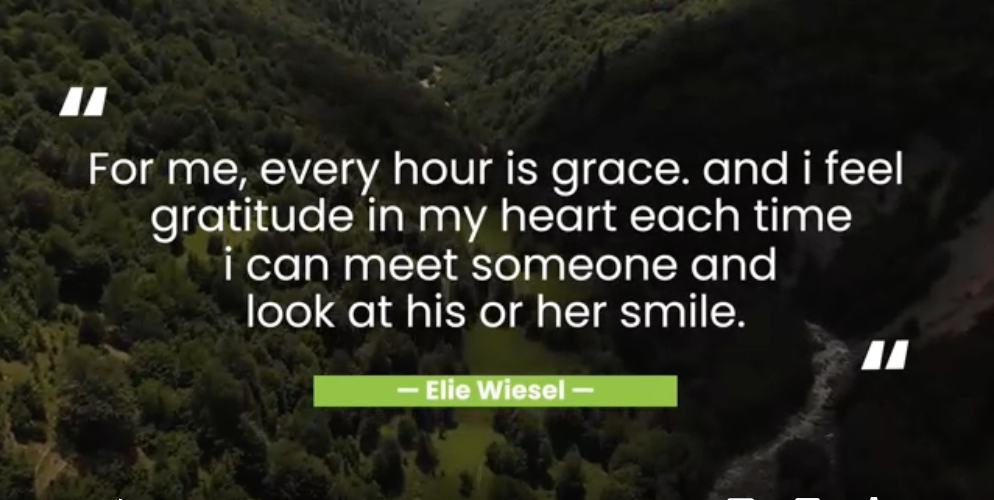 Practice Gratitude, Find Joy: Inspired by Elie Wiesel