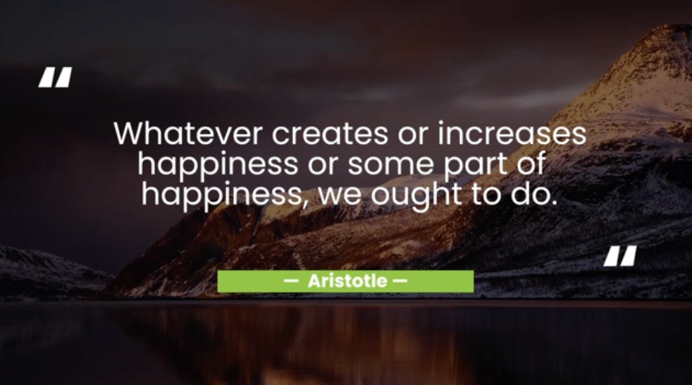 Happiness as a Choice: Aristotle’s Wisdom