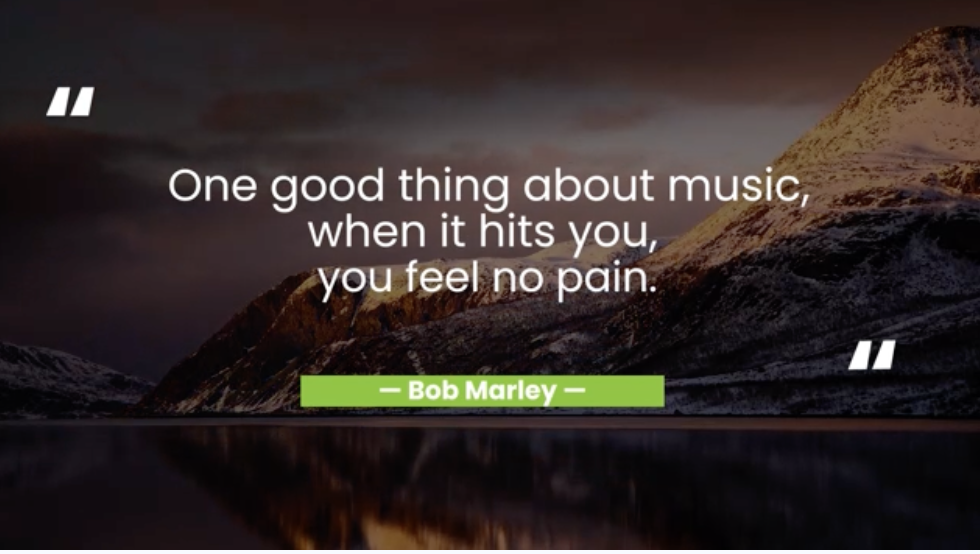 Finding Solace in Sound: Bob Marley on Music’s Power Over Pain